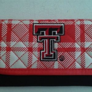 Red Raiders TT Ladies Tri-fold Wallet ~ NWOT